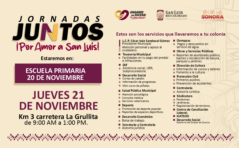 jornadas “Juntos por Amor a San Luis” 